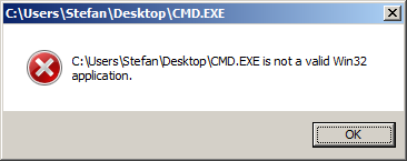 [Screen shot of message box from module loader on Windows 7]